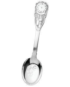 Hopeinen Lastenlusikka Kello 521-104