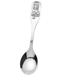Hopeinen Lastenlusikka Kissa 521-139-07