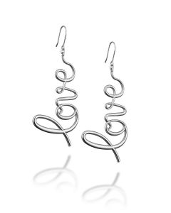 Lumoava Love korvakorut,isot 