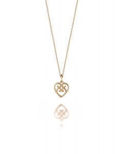 Lumoava kultainen Helmi kaulakoru